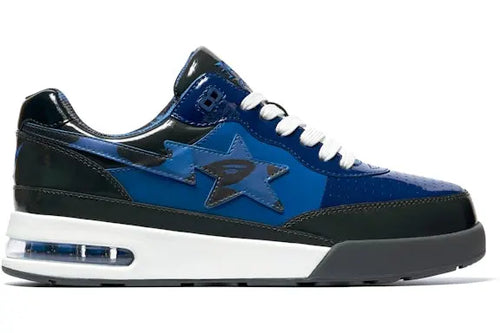 A Bathing Ape Bape Road Sta Patent Leather Blue