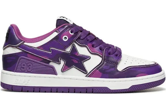 A Bathing Ape Bape SK8 Sta 1 M2 Purple Camo