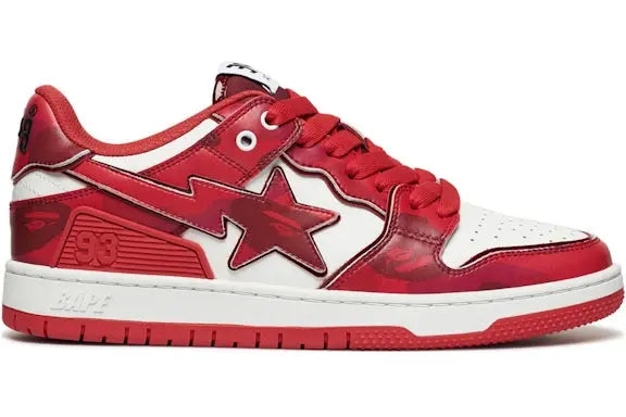 A Bathing Ape Bape SK8 Sta 1 M2 Red Camo